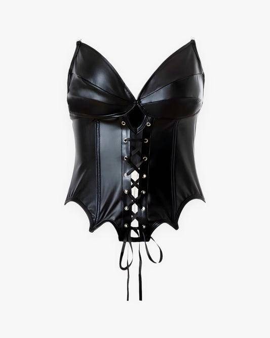 Comment lacer et serrer un corset, CORSET CUIR LACET Château Corset