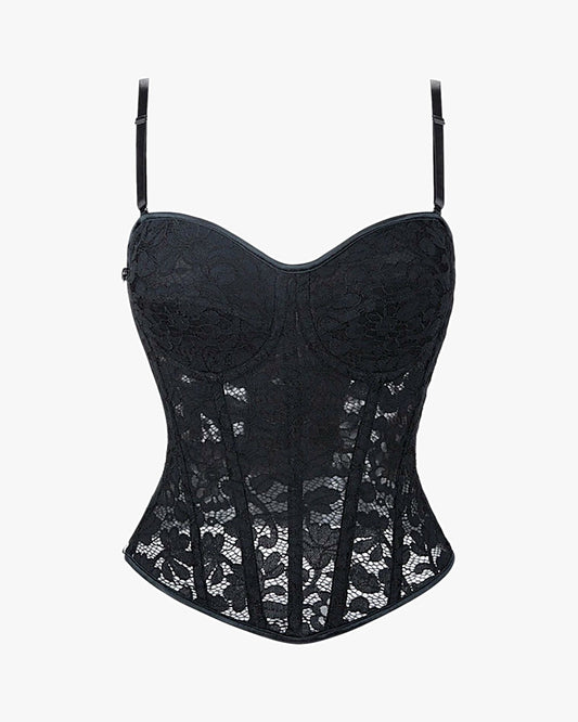 Comment porter un corset avec élégance, CORSET EN DENTELLE Château Corset
