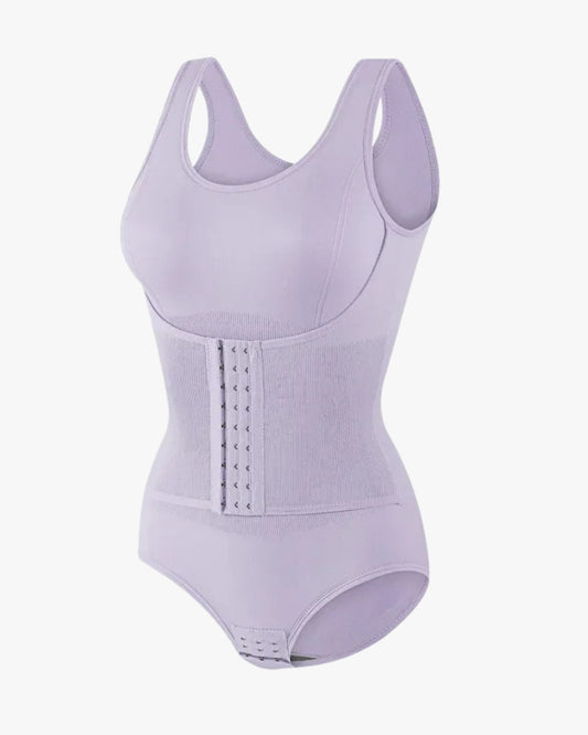 Body corset minceur sur fond studio gris clair, vue 4