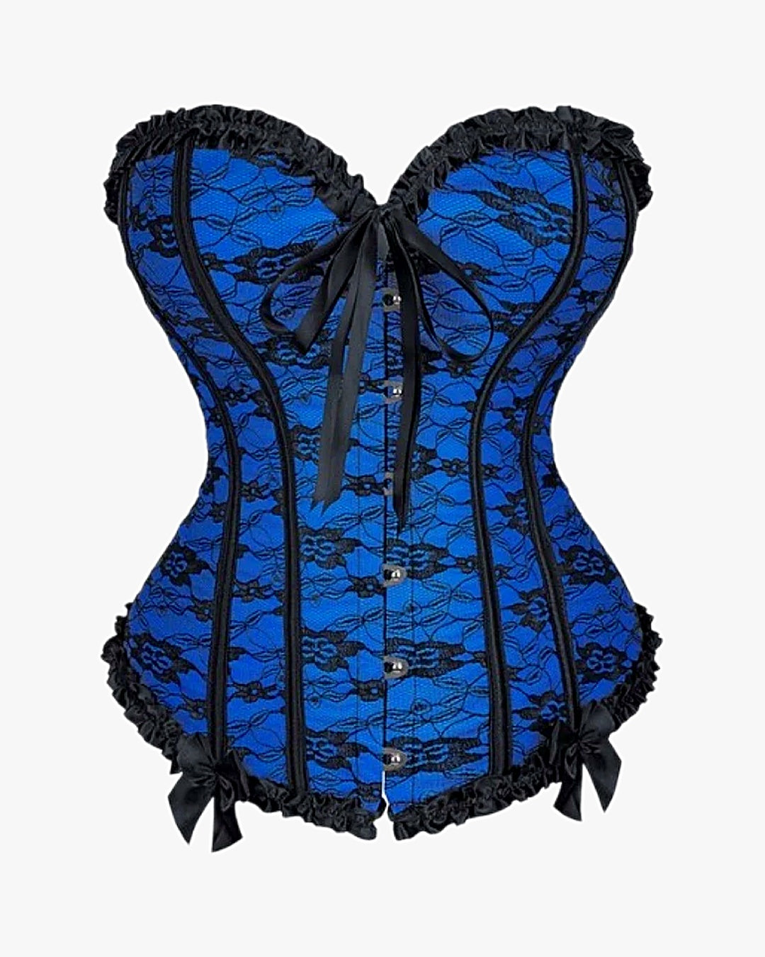 Corset à lacets dans le dos sur fond studio gris clair, vue 10