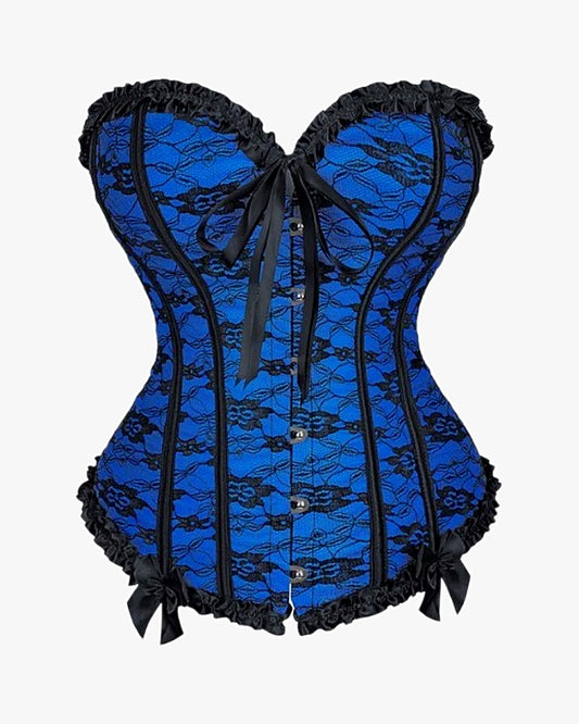 Corset à lacets dans le dos sur fond studio gris clair, vue 10