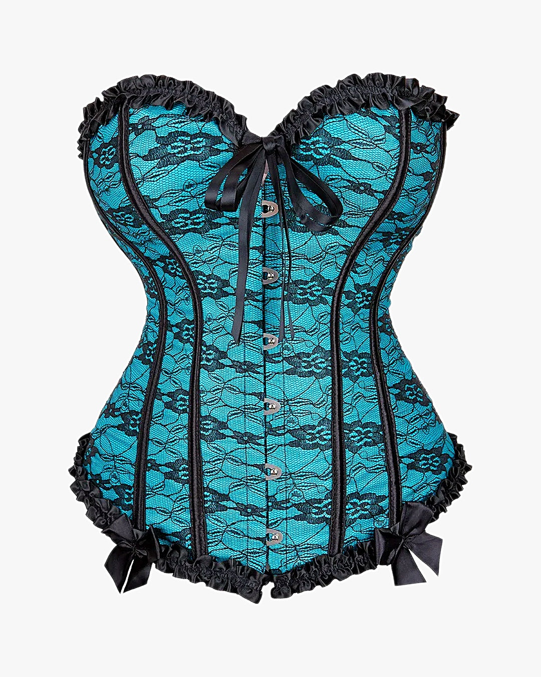 Corset à lacets dans le dos sur fond studio gris clair, vue 11