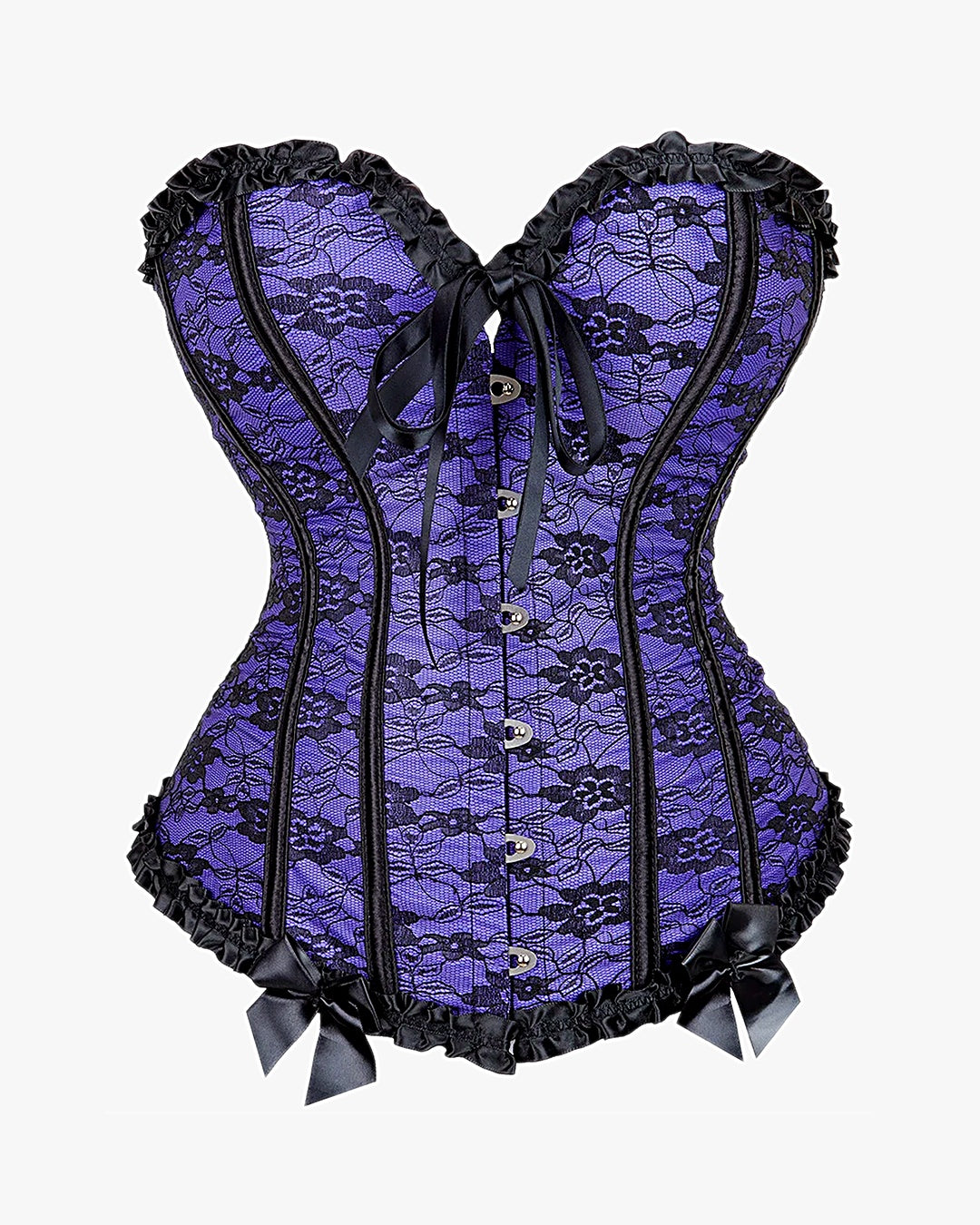 Corset à lacets dans le dos sur fond studio gris clair, vue 4