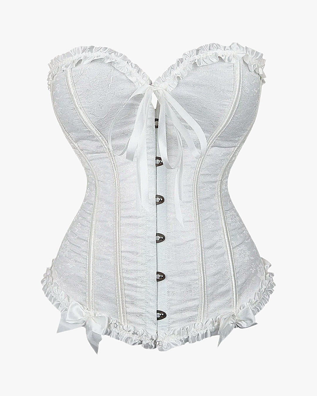 Corset à lacets dans le dos sur fond studio gris clair, vue 7