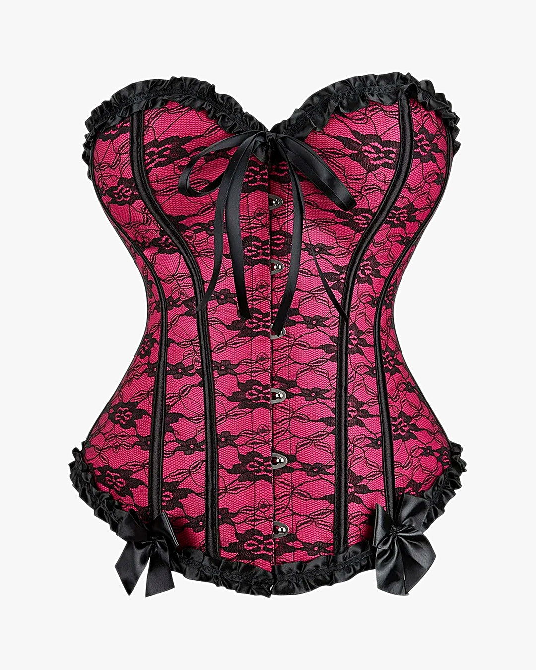 Corset à lacets dans le dos sur fond studio gris clair, vue 8
