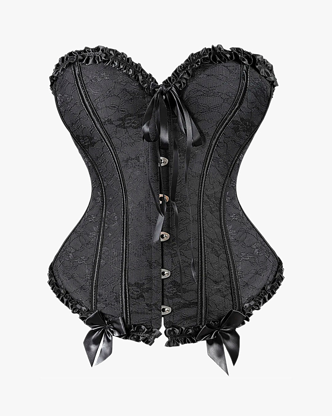 Corset à lacets dans le dos sur fond studio gris clair, vue 9