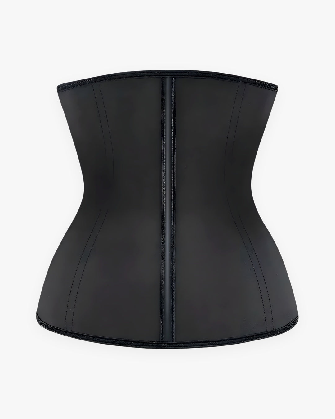 Zoom sur le détail du corset amincissant latex