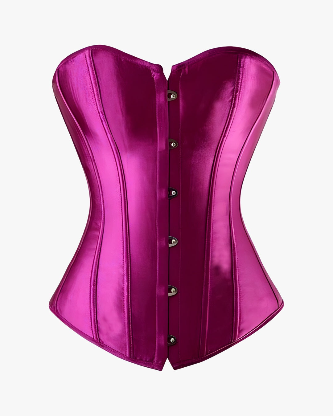 Corset bustier grande taille sur fond studio gris clair, vue 3