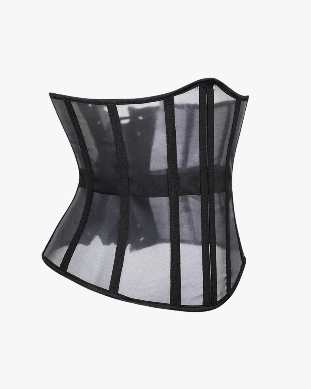 Zoom sur le détail du corset gainant invisible