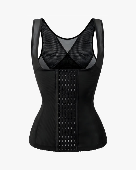 Corset gaine minceur sur fond studio gris clair