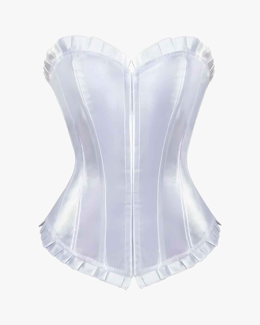 Corset grande taille sur fond studio gris clair, vue 2