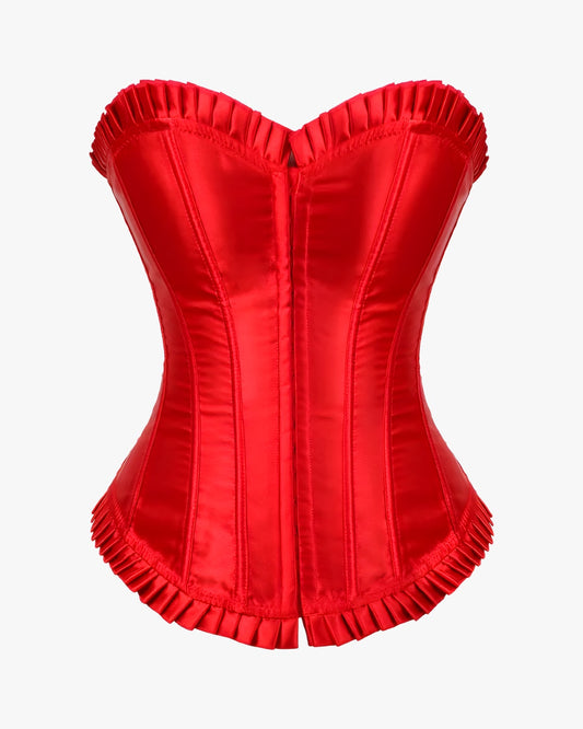 Corset grande taille sur fond studio gris clair, vue 4