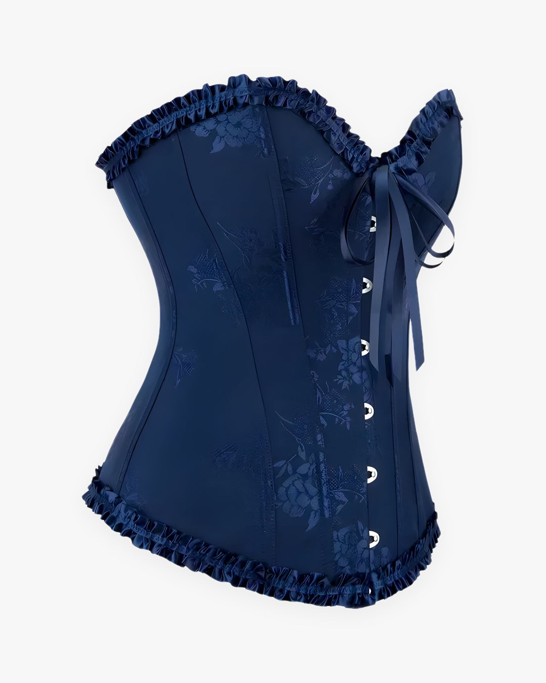 Zoom sur le détail du corset habillé, vue 2