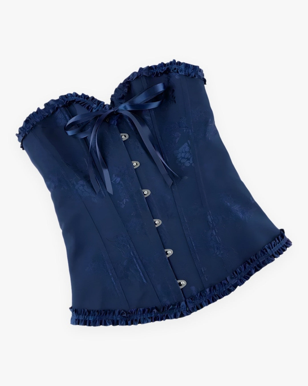 Zoom sur le détail du corset habillé, vue 3