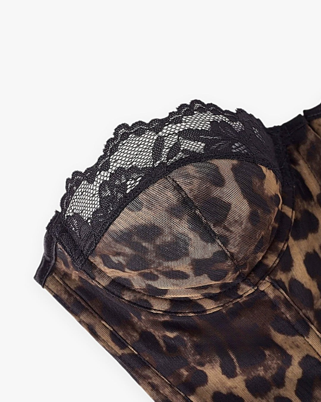 Zoom sur le détail du corset lingerie sexy, vue 2