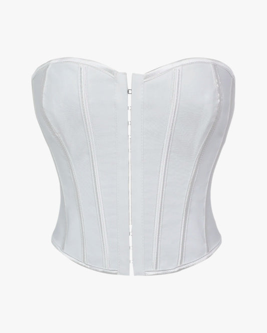 Corset moderne sur fond studio gris clair, vue 6