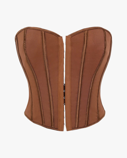 Corset moderne sur fond studio gris clair, vue 7