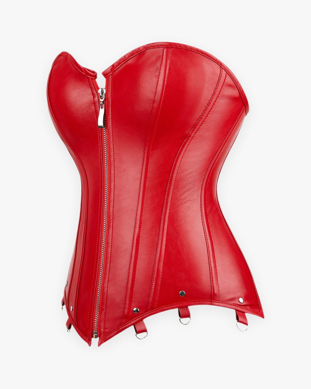 Zoom sur le détail du corset porte jarretelle grande taille