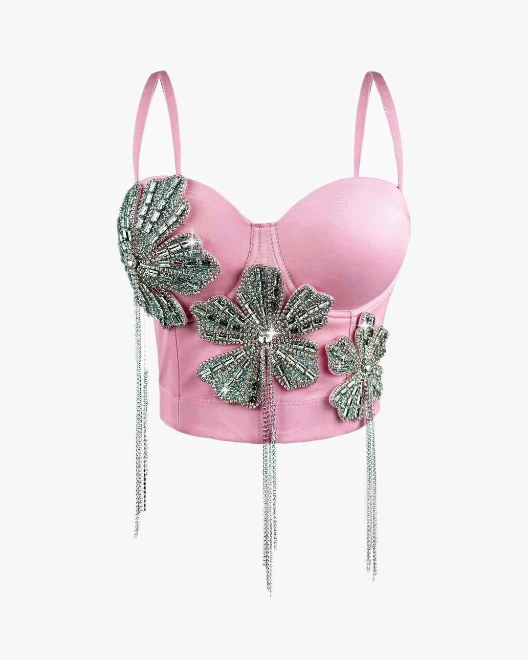 Corset soirée sur fond studio gris clair, vue 3