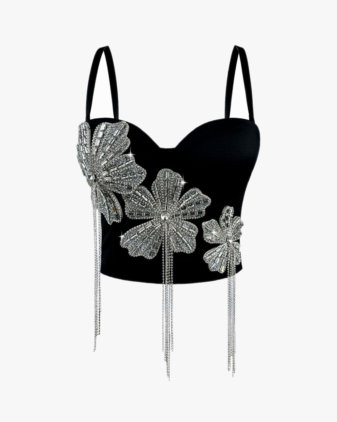 Corset soirée sur fond studio gris clair, vue 4