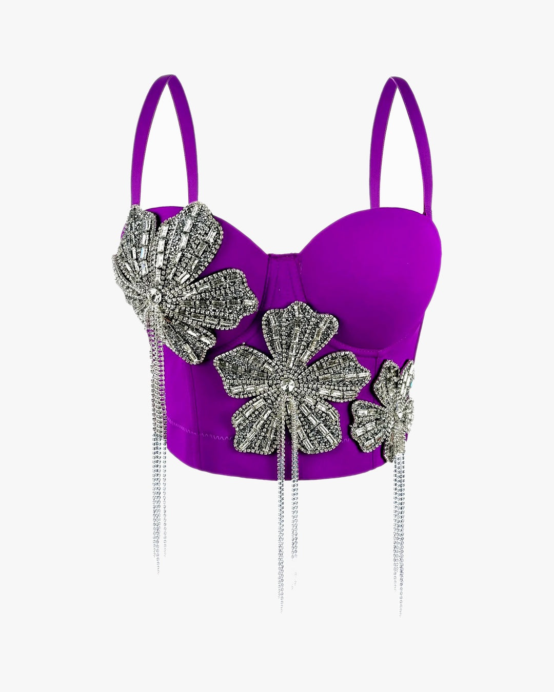 Corset soirée sur fond studio gris clair, vue 6