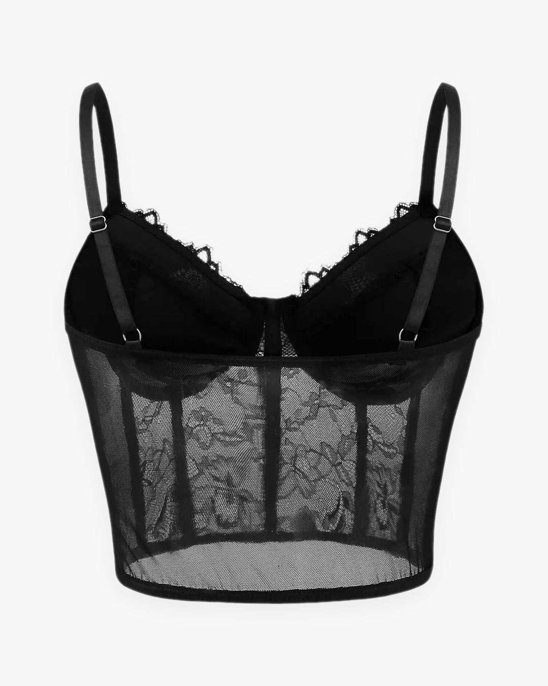Zoom sur le détail du corset sous vêtement