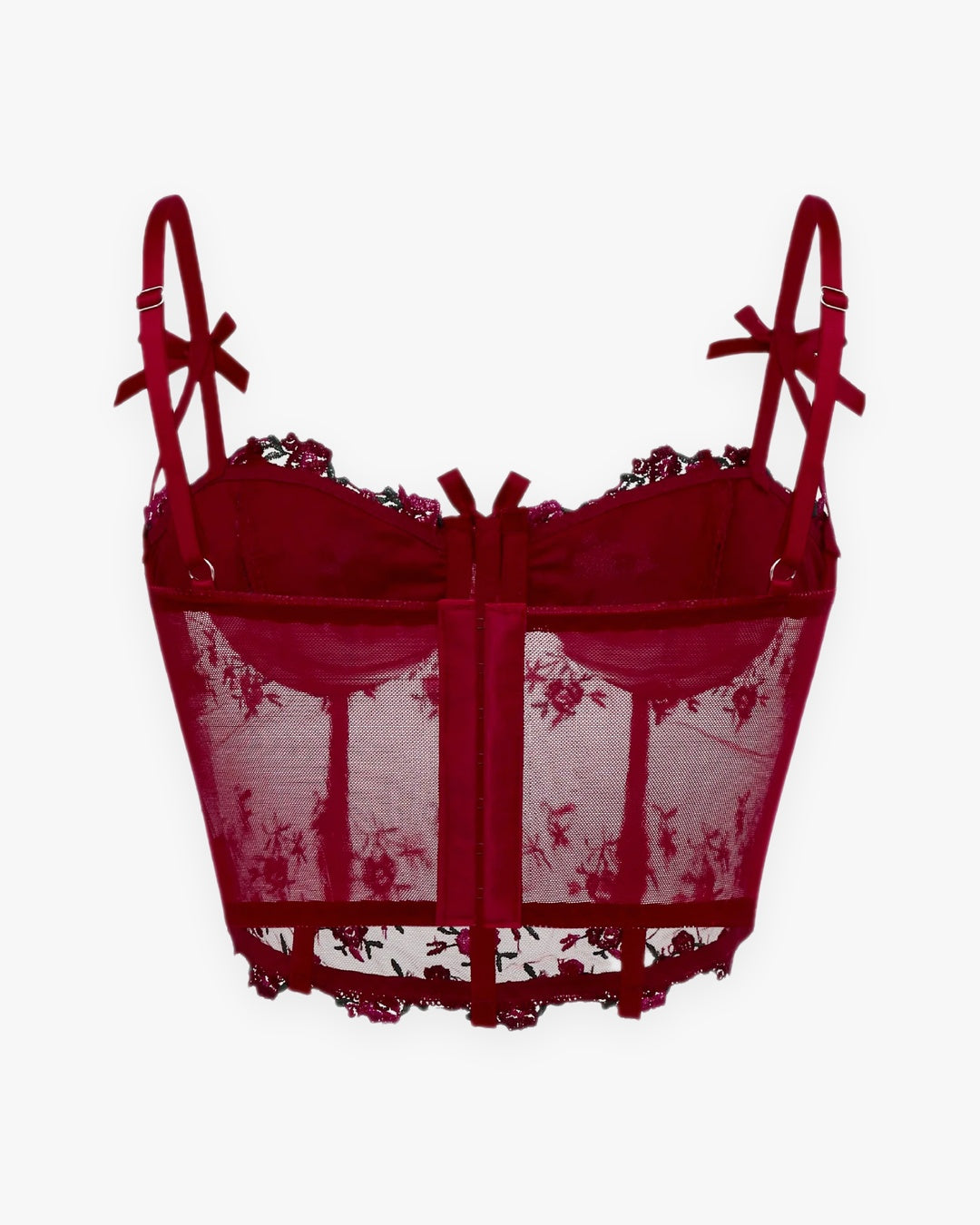 Zoom sur le détail du corset soutien gorge