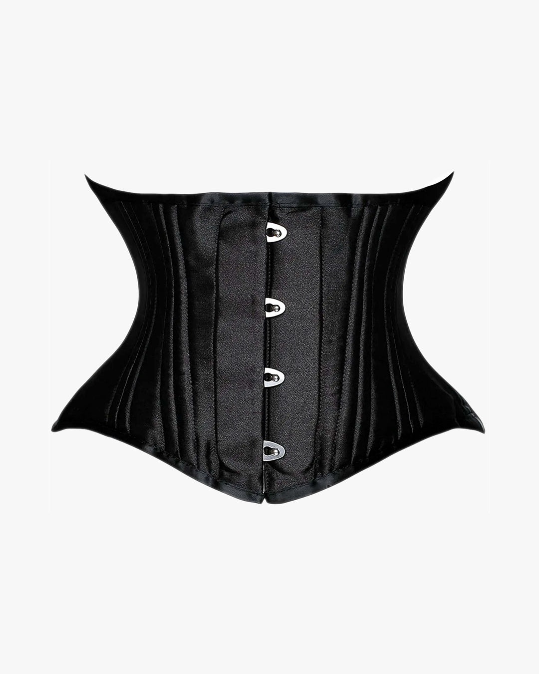 Corset taille de guêpe sur fond studio gris clair