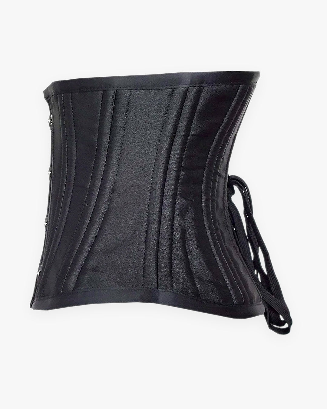 Zoom sur le détail du corset taille de guêpe