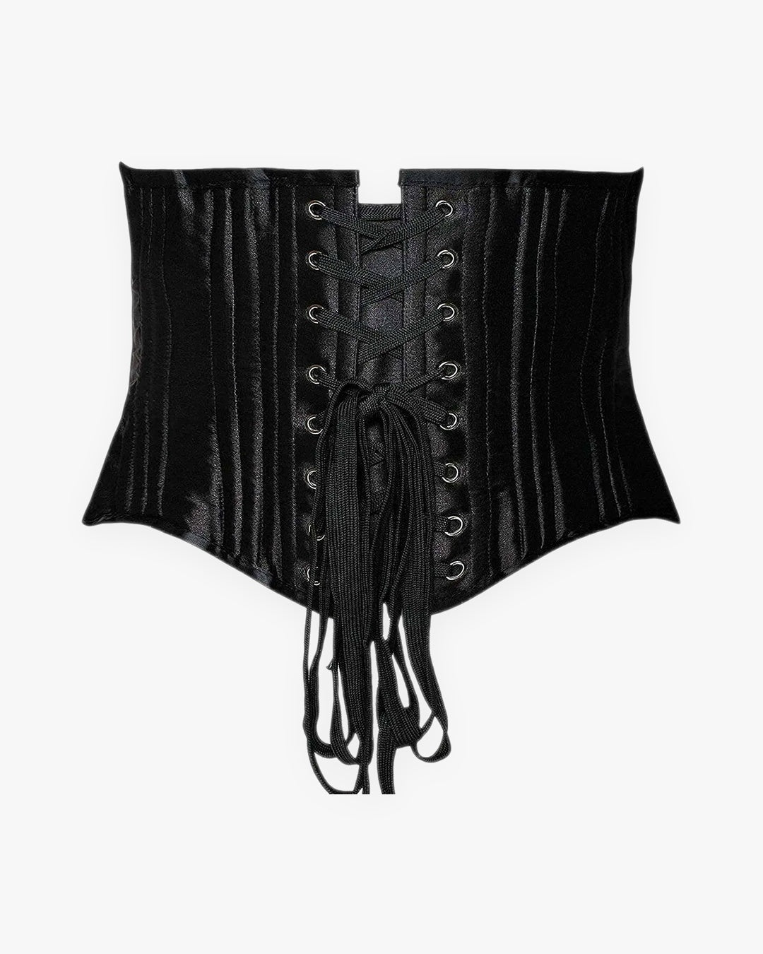 Zoom sur le détail du corset taille de guêpe, vue 2