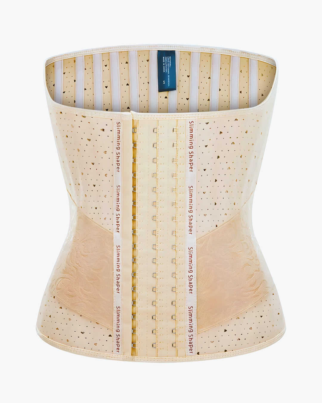 Corset ventre plat sur fond studio gris clair, vue 2
