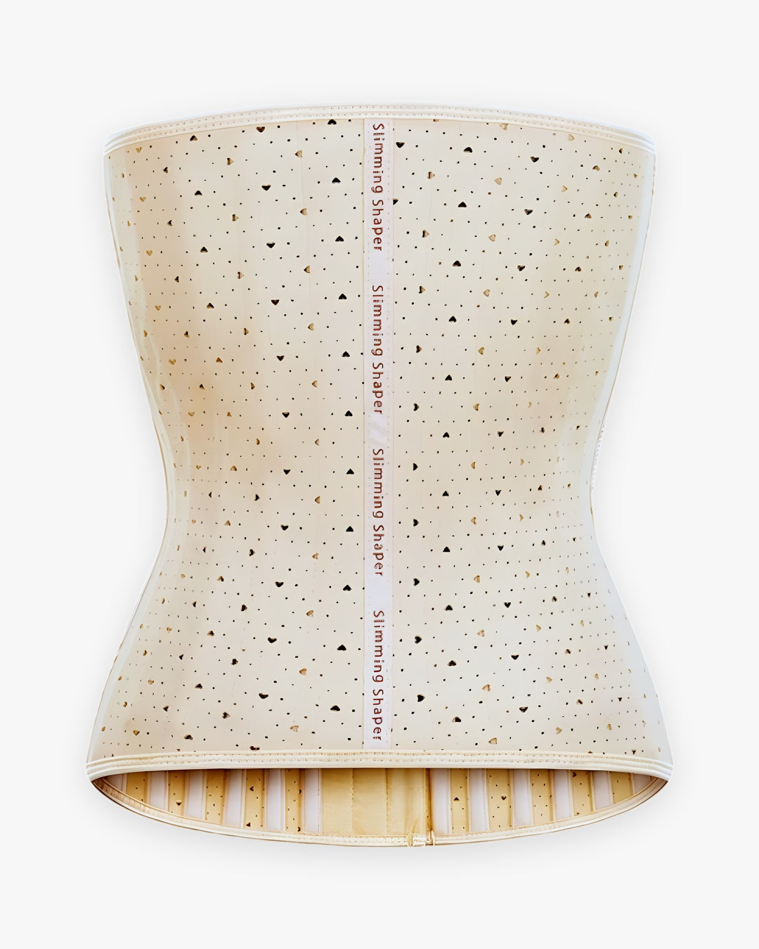 Zoom sur le détail du corset ventre plat