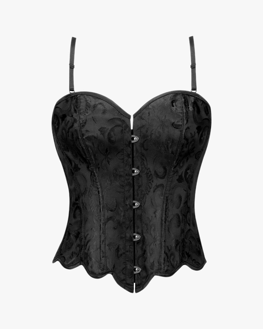 Débardeur corset sur fond studio gris clair