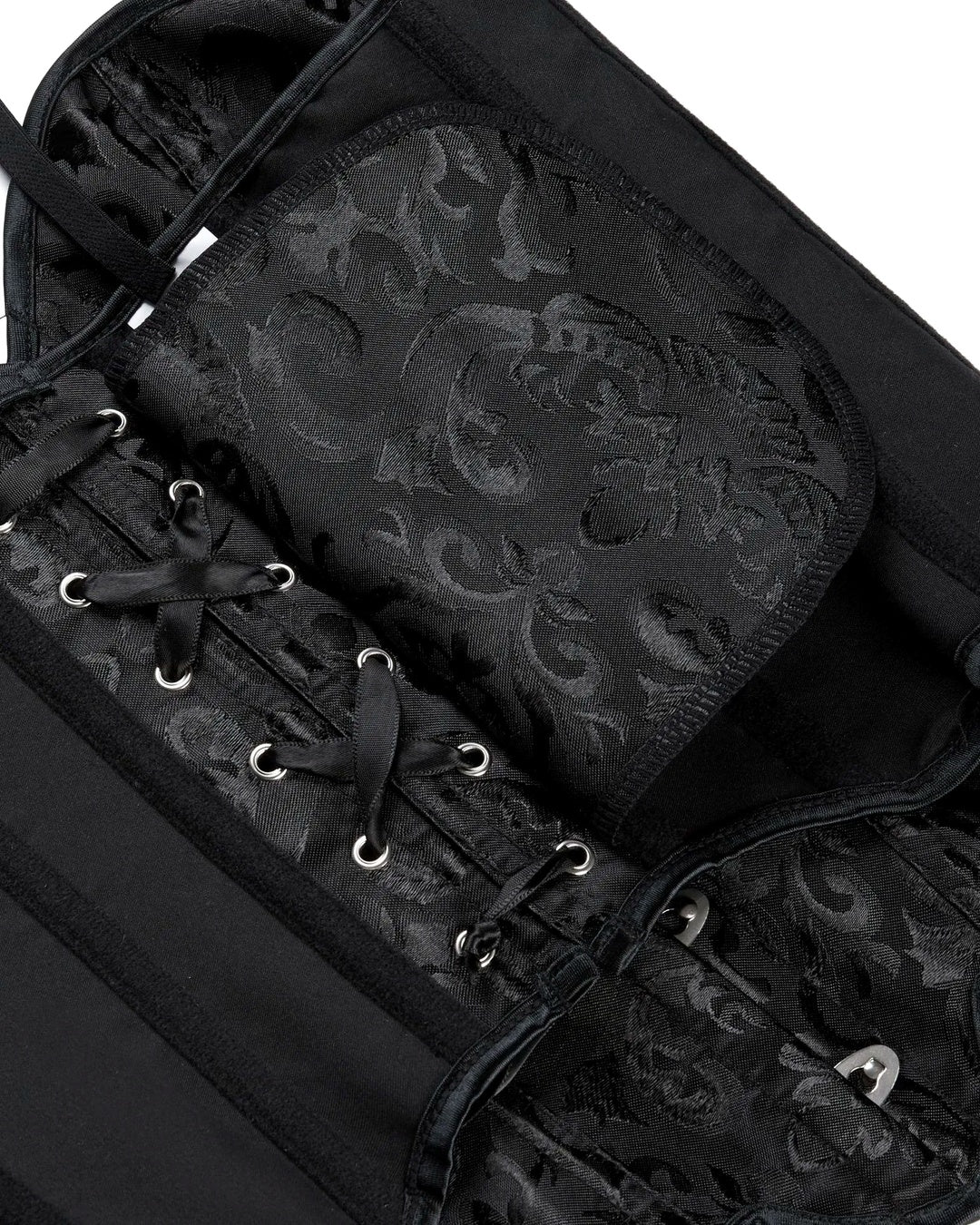 Zoom sur le détail du débardeur corset, vue 2