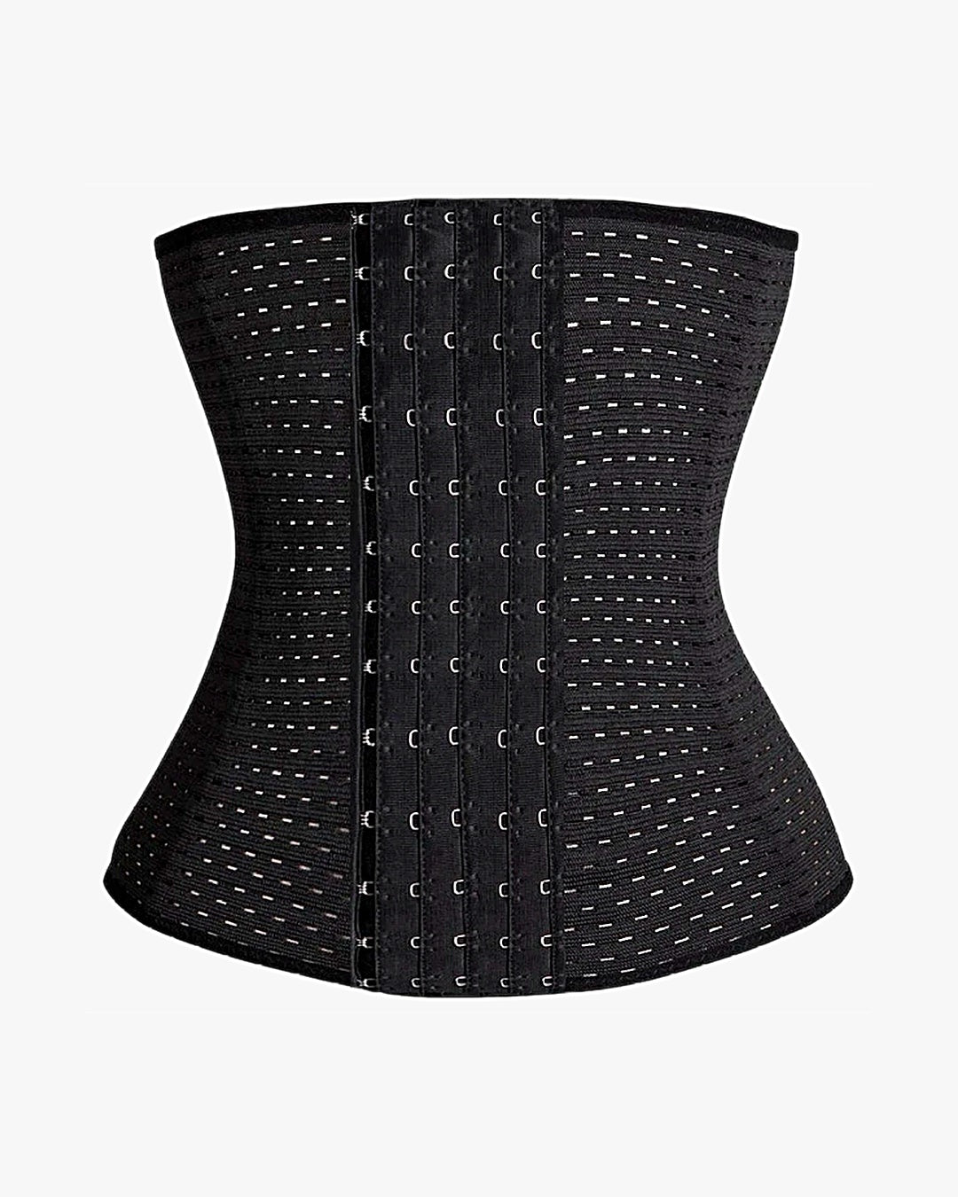 Gaine corset grande taille sur fond studio gris clair