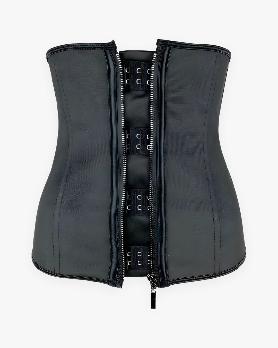 Zoom sur le détail du gaine corset latex