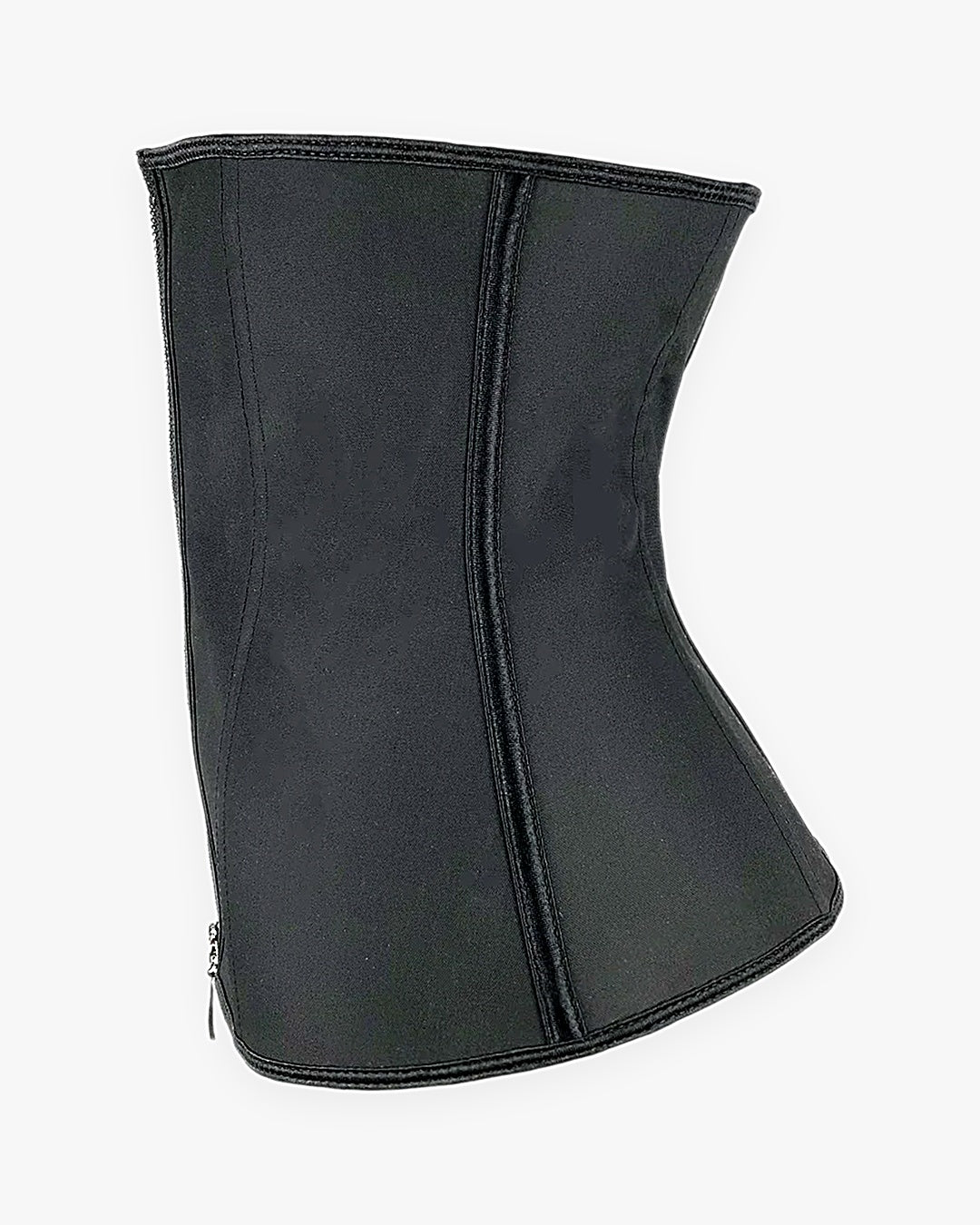 Zoom sur le détail du gaine corset latex, vue 2