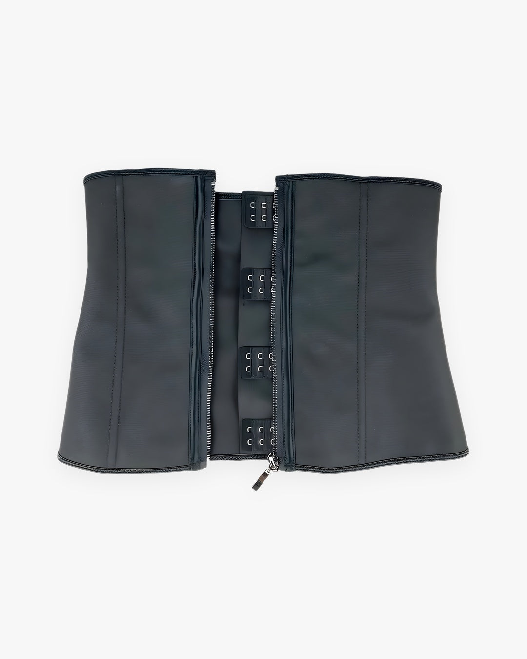 Zoom sur le détail du gaine corset latex, vue 3