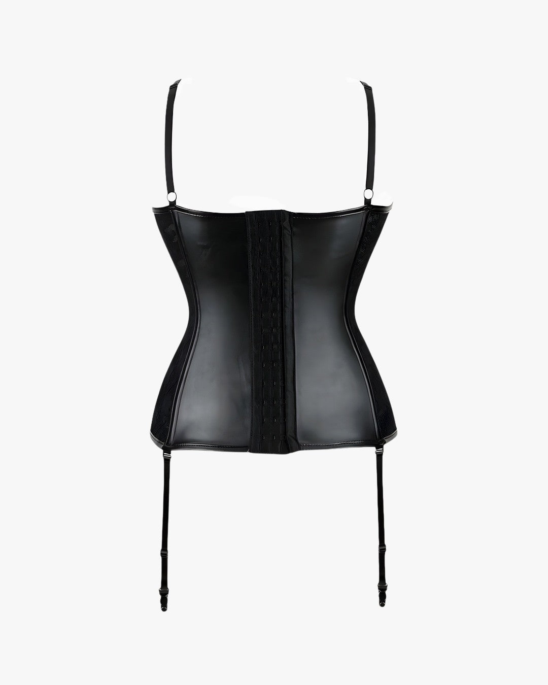 Zoom sur le détail du gaine corset porte jarretelle