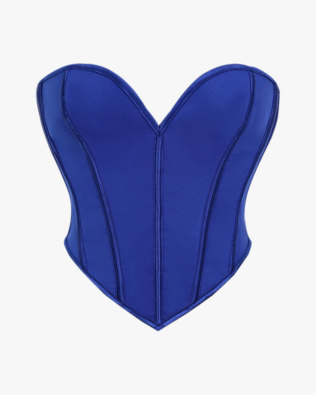 Haut corset sur fond studio gris clair, vue 5