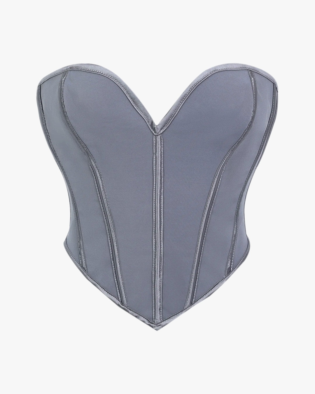 Haut corset sur fond studio gris clair, vue 6