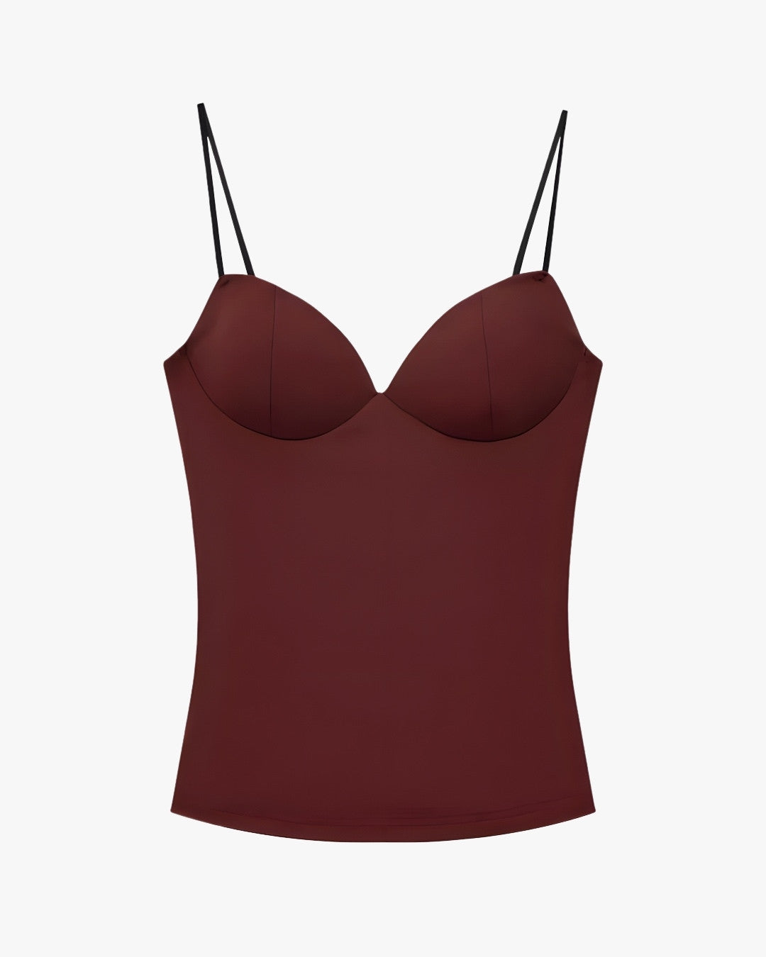 Haut style corset sur fond studio gris clair