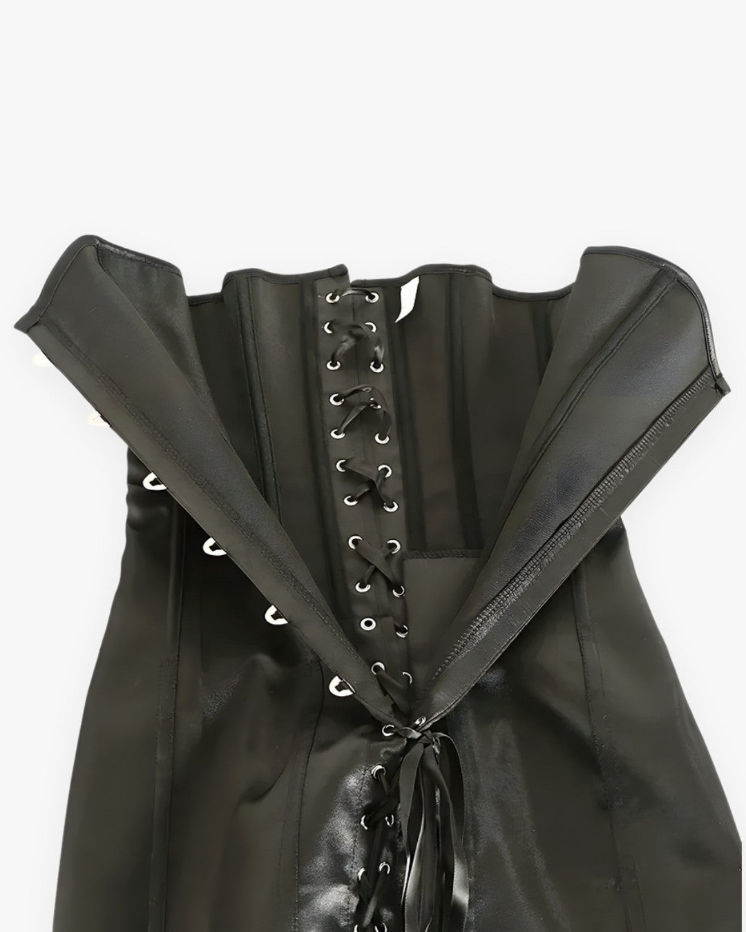 Zoom sur le détail du robe corset gothique, vue 2